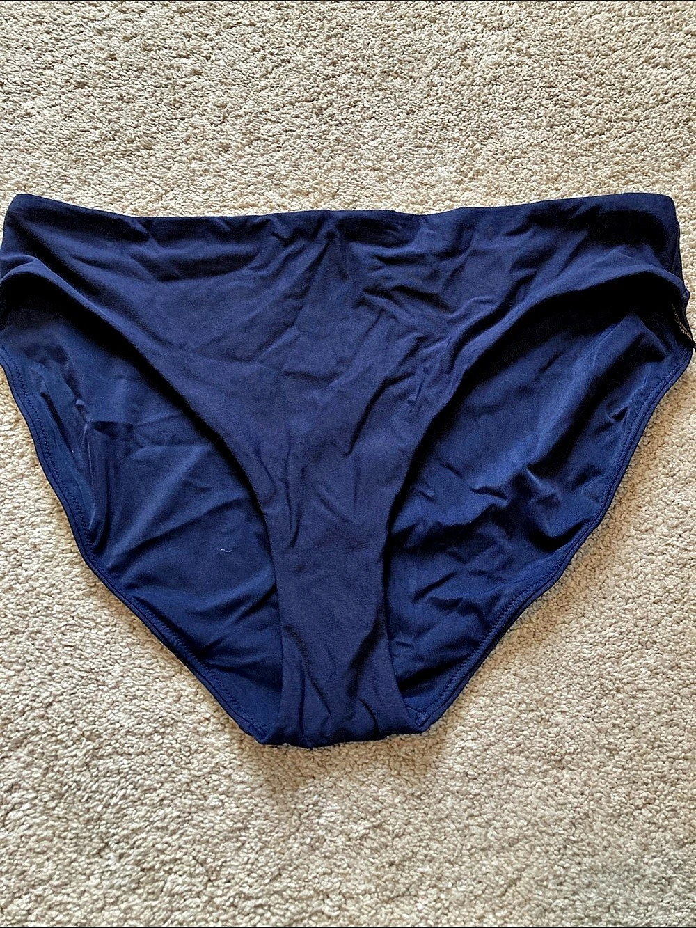 CALA Mid-Rise Bottom Bikini Bottom in Blue Size Medium NWT